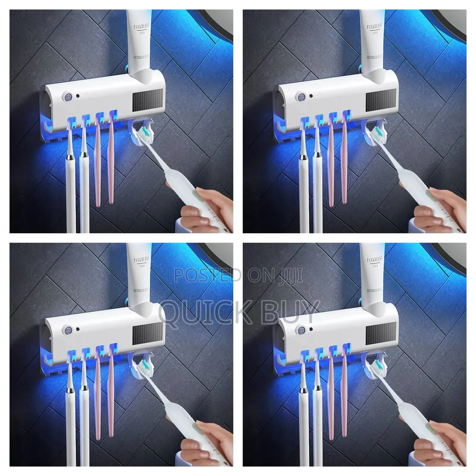 Mmodern Luxurious Toothbrush Holder and Paste Dispenser