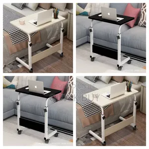 Unique Overbed Rectangular Laptop Adjustable Table