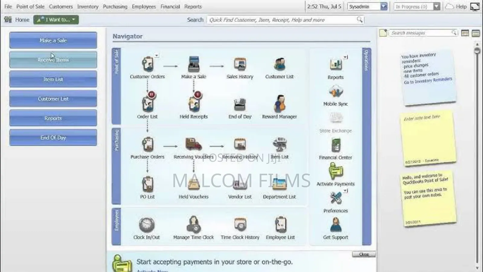 Quickbooks Point of Sale 11