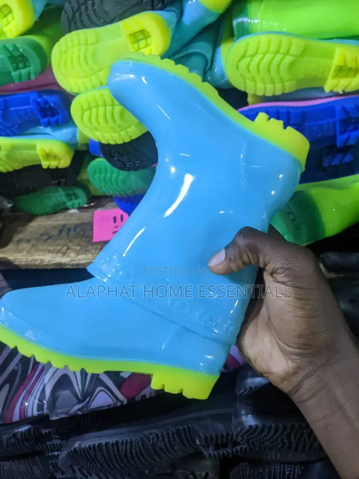 Green Safety Gumboots