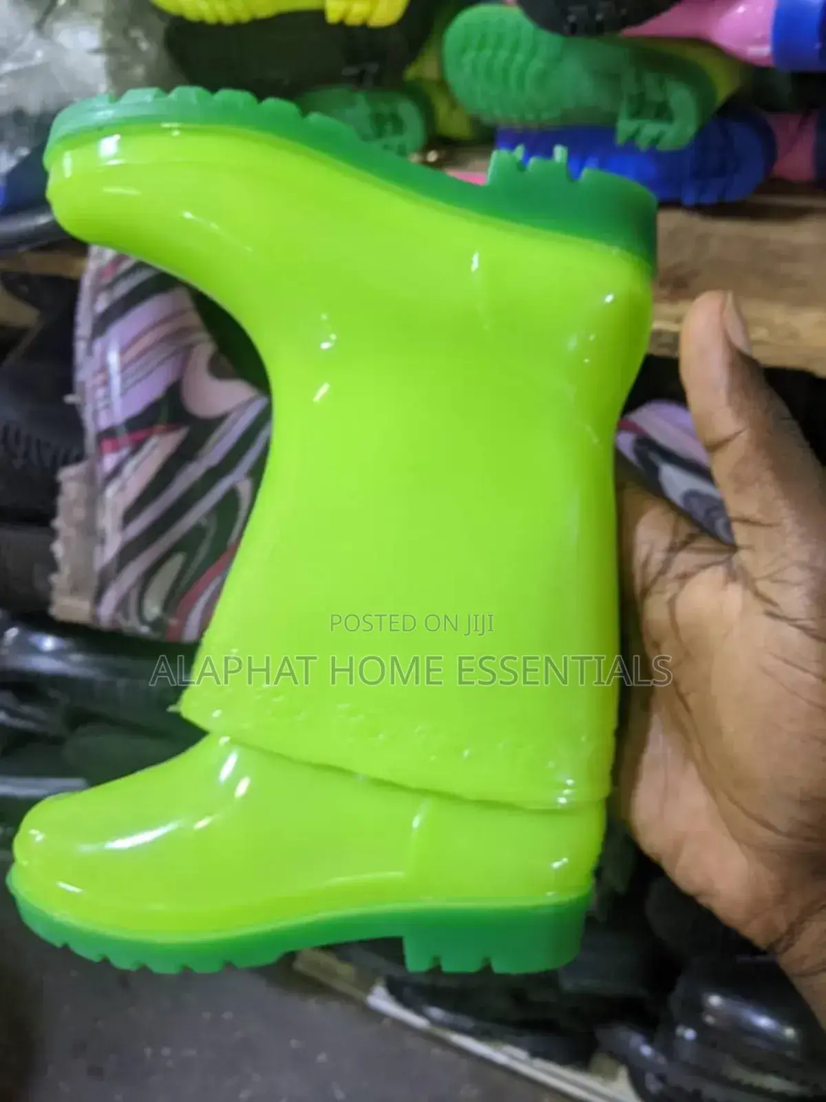 Green Safety Gumboots