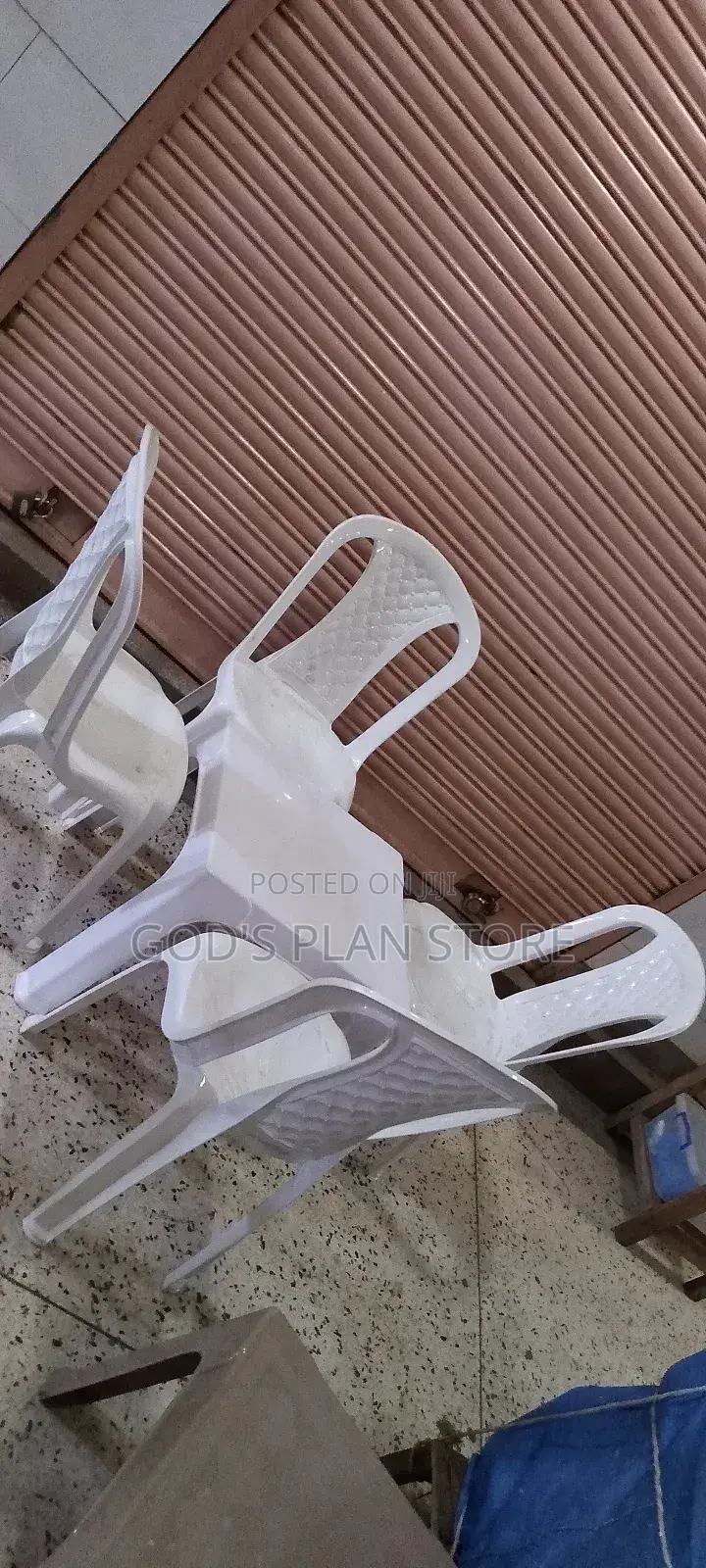 Plastic White Table and Chairs