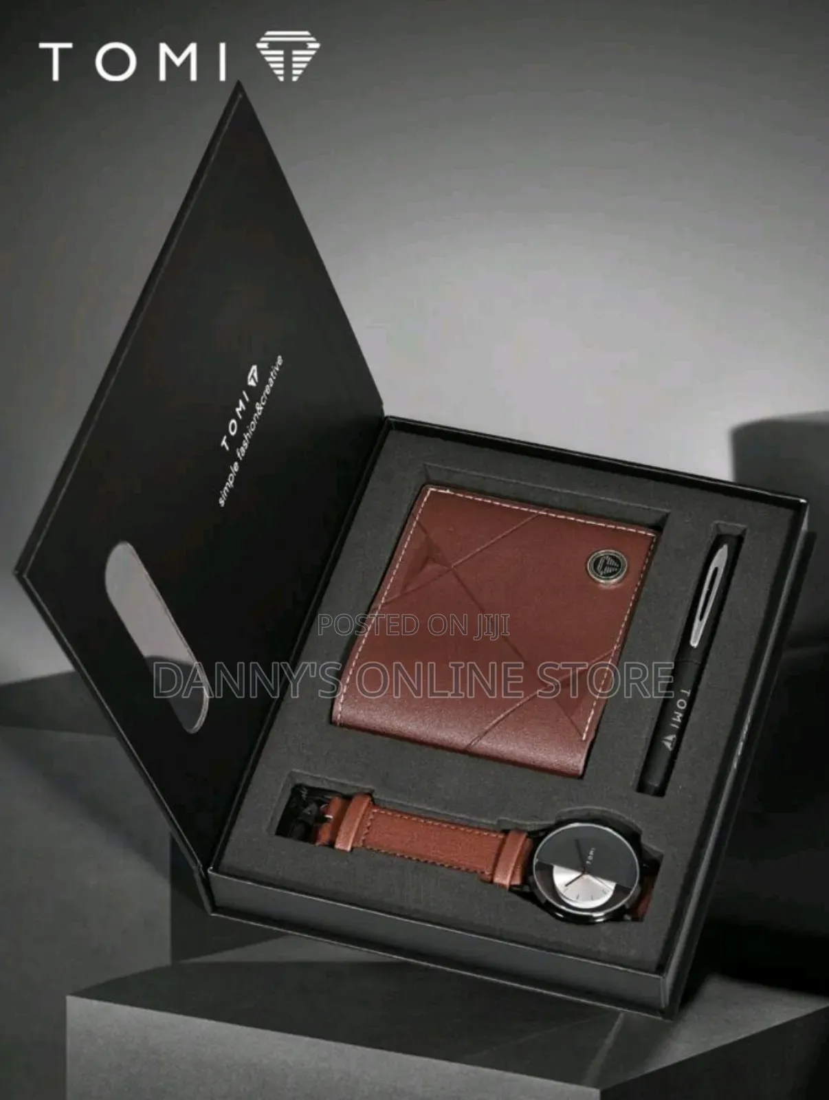 Men's Quartz Watch Set, Hollow-Out Design
