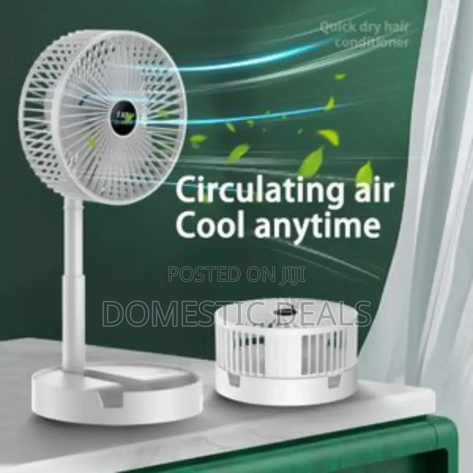 Portable Foldable Air Cooling Fan