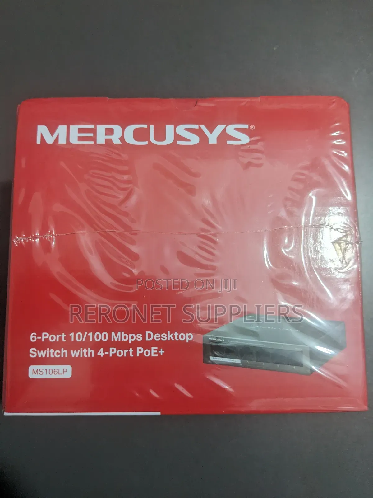 Mercursys 6port 10/100mbpd Poe Switch