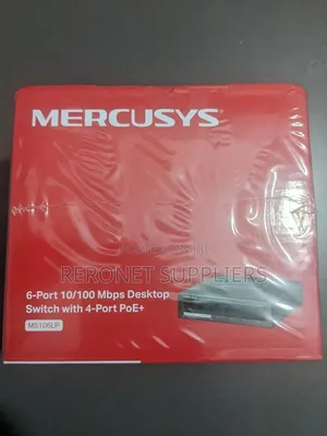 Mercursys 6port 10/100mbpd Poe Switch