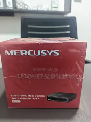 Mercursys 6port 10/100mbpd Poe Switch