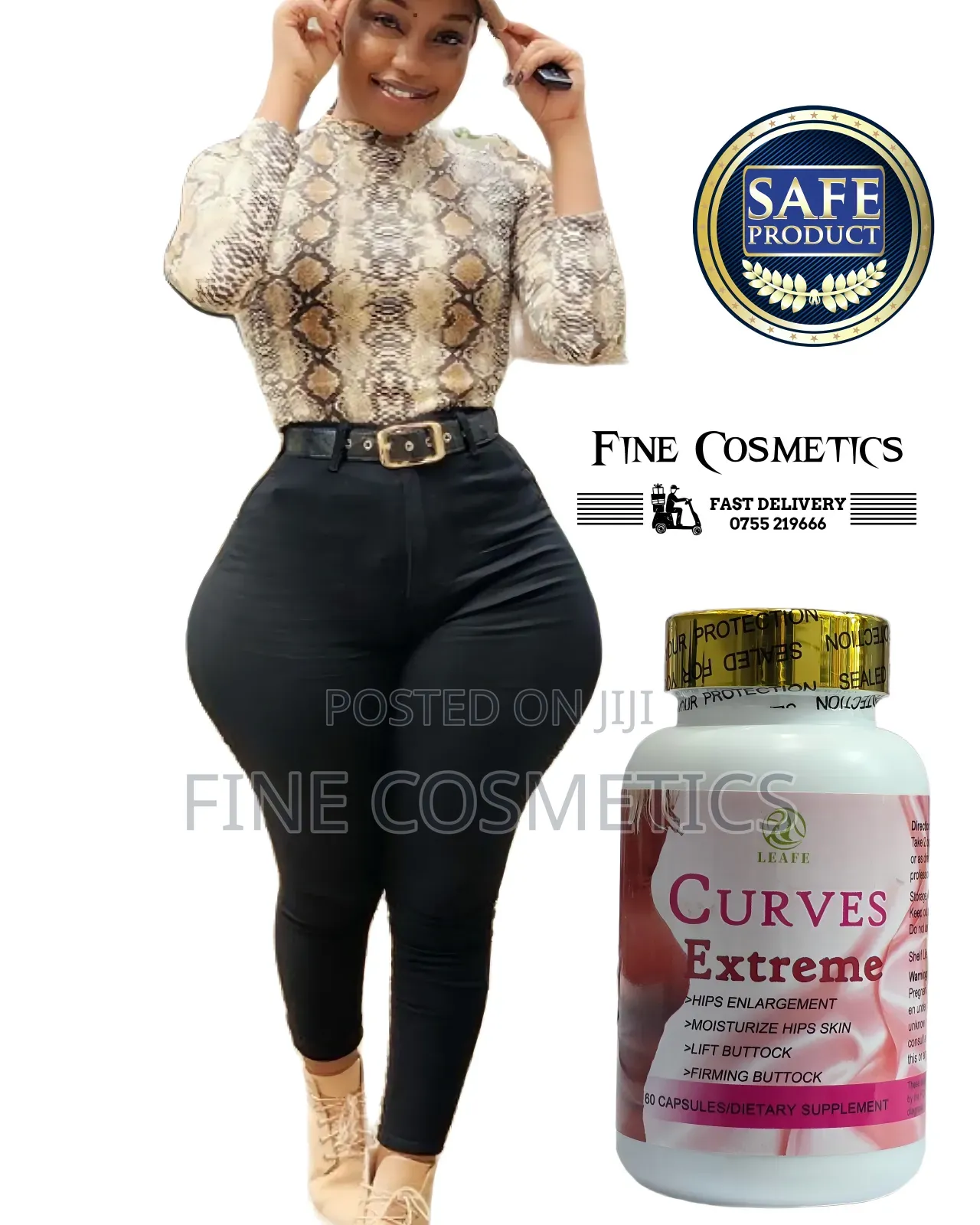 Curves Extreme Buttocks and Hips Enlargement 60capsules Pill