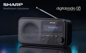 Sharp Tokyo Portable Digital Radio With Bluetooth 5.0| Alarm