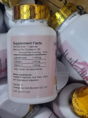 Snowwhite 1500 Mg Natural L-Glutathione,60 Capsules