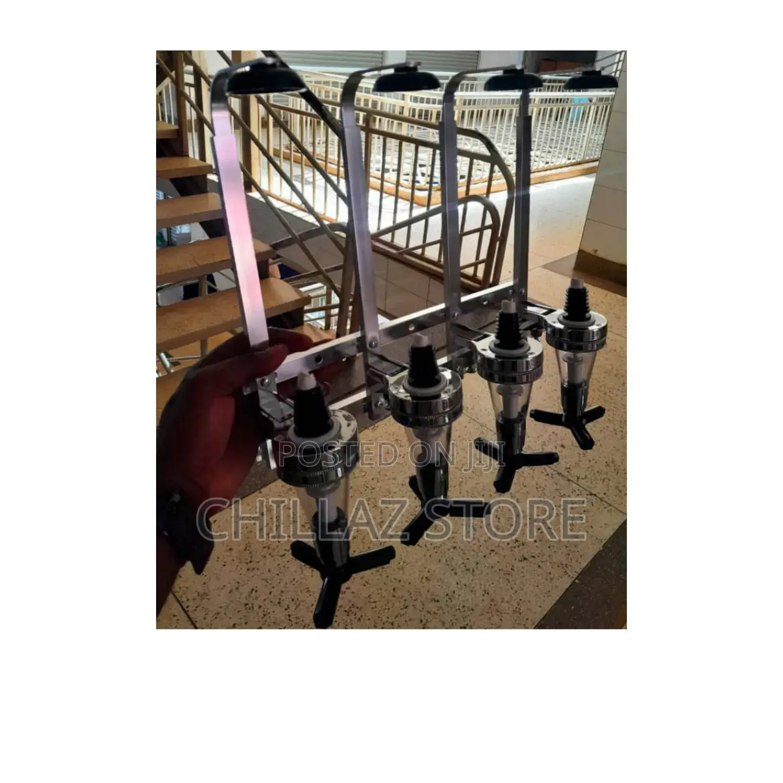 4 Bottle Wine Wall Mounted Liquor Holder.