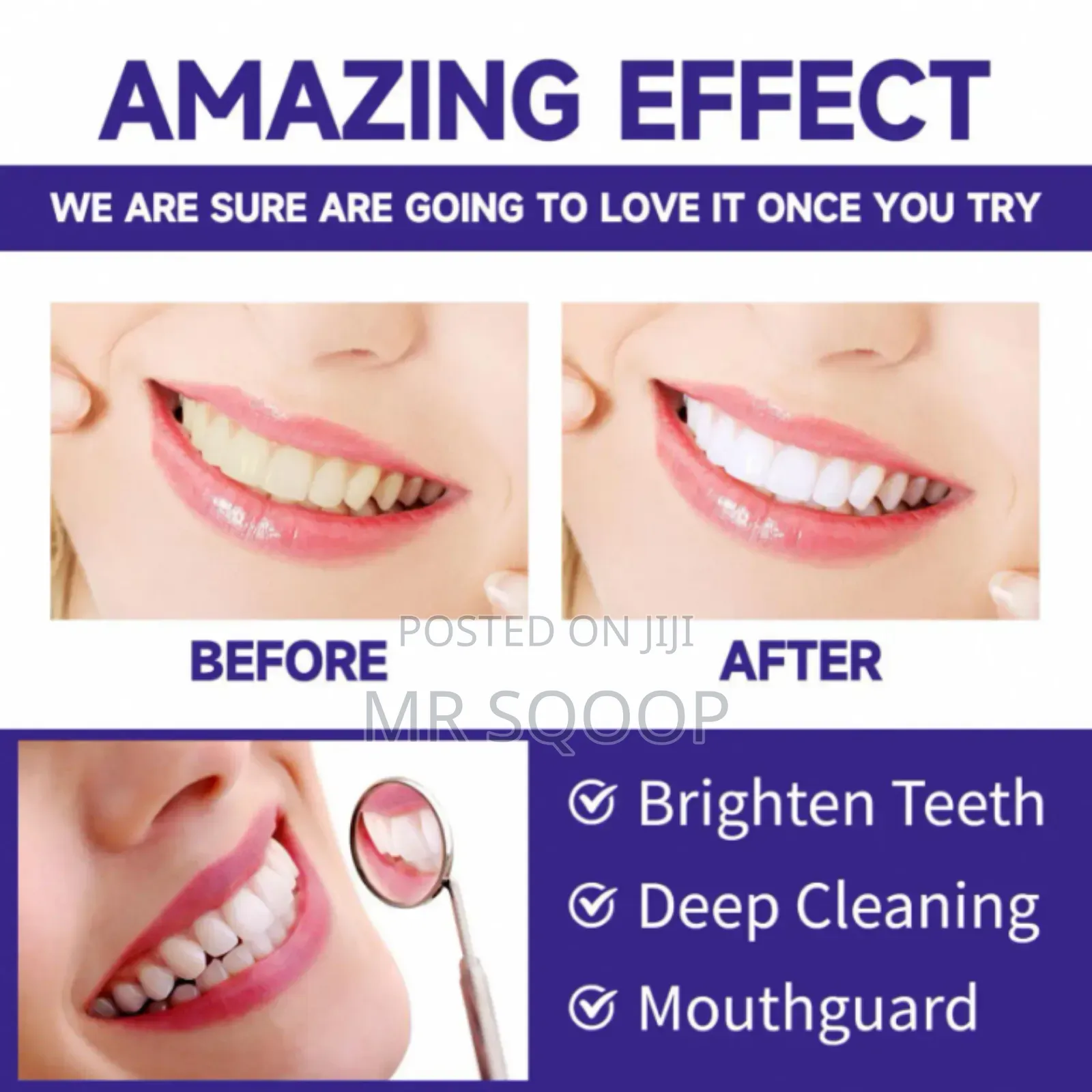 2pcs Eelhoe Herbal Mint Dental Teeth Whitening Powder
