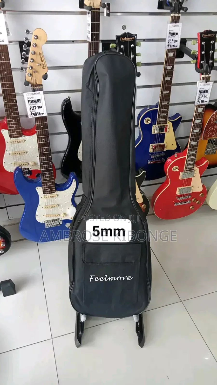 Strong Quality Padded Sponge Portable Guitar Bags All Sizes