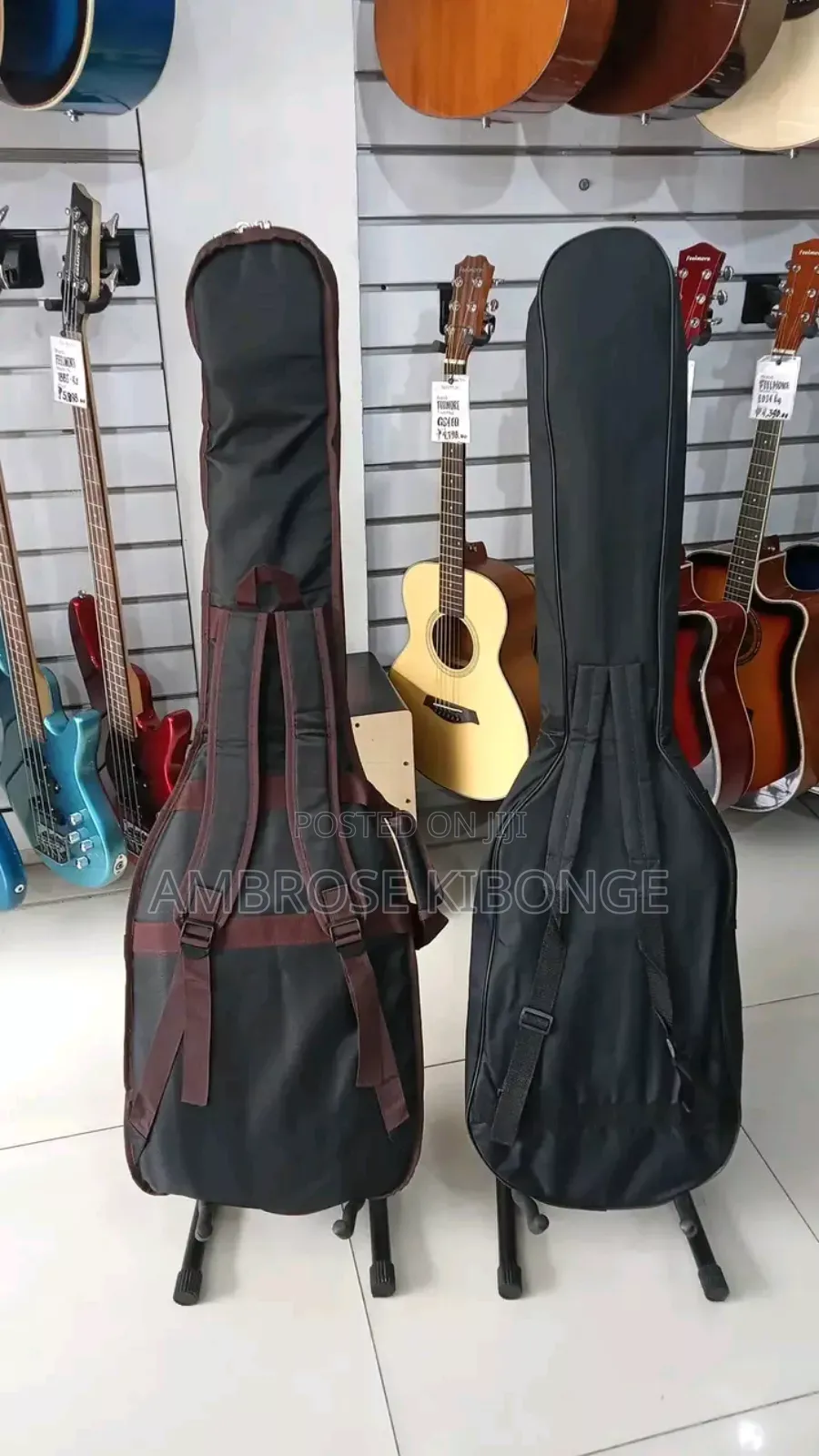 Strong Quality Padded Sponge Portable Guitar Bags All Sizes