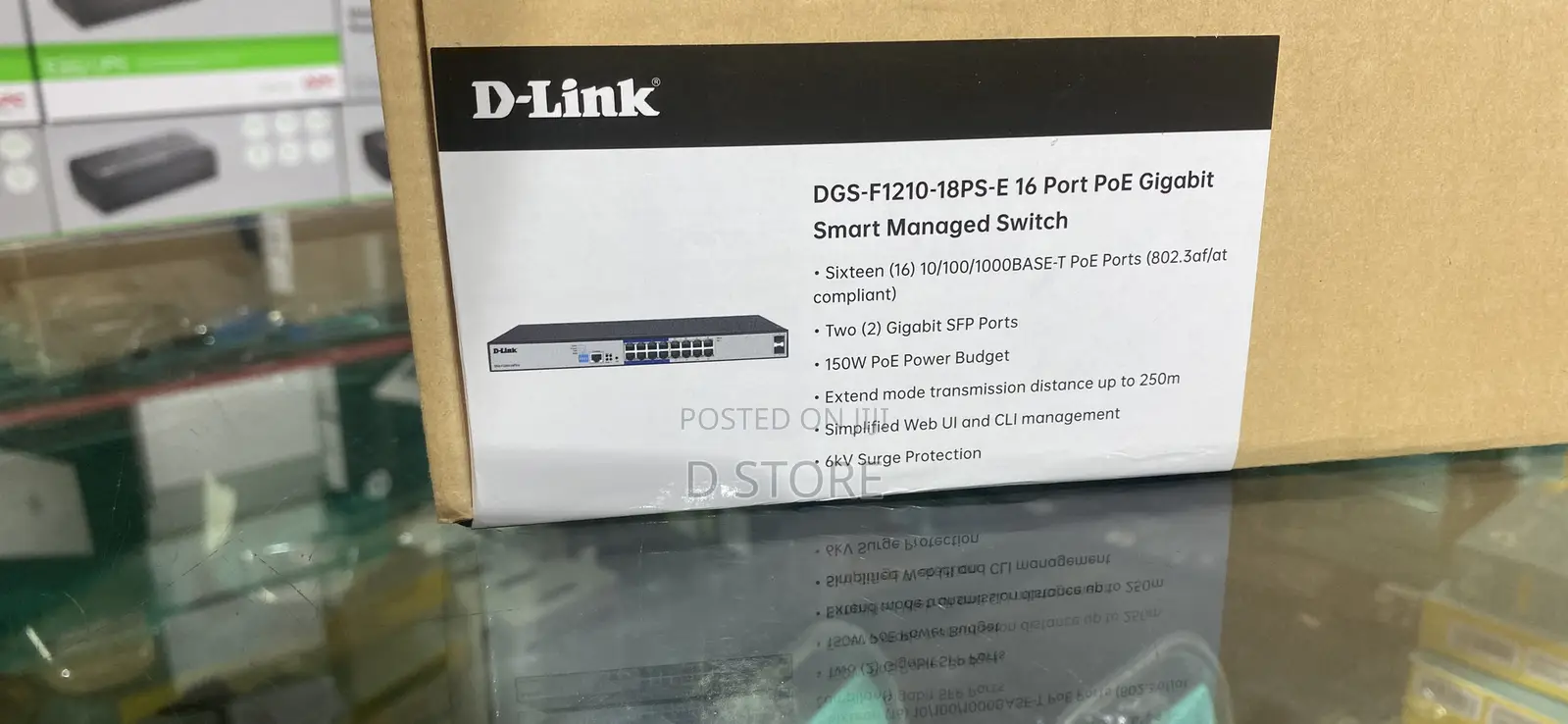 D-Link 16 Port Poe Smart Managed Switch