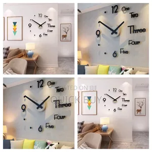 3d New Design Home Wall Clock