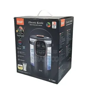 Raf 1000w 3.5l Borosillicate Window Glass Electric Kettle