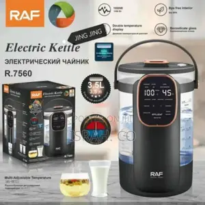 Raf 1000w 3.5l Borosillicate Window Glass Electric Kettle