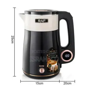 Raf 2.5l Double Layer Cordless Electric Kettle