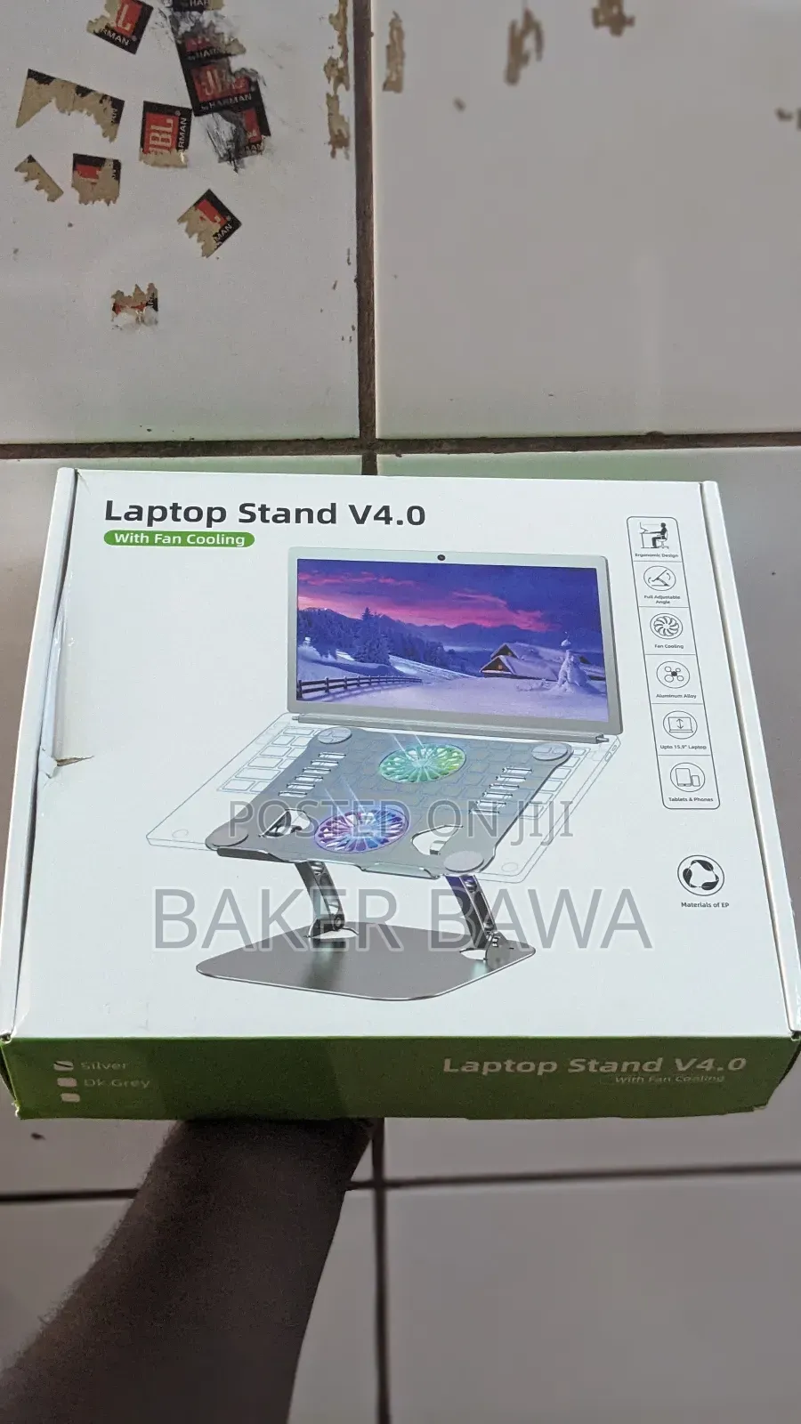 Laptop Stand v 4.0, Tablet, Radiator With Fan