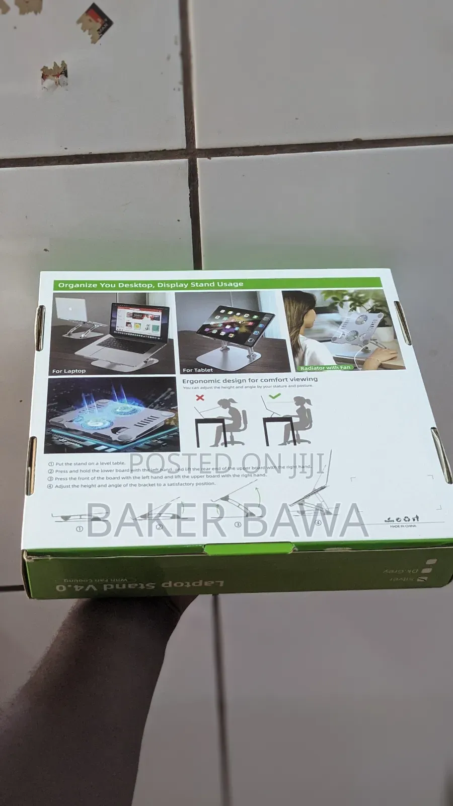 Laptop Stand v 4.0, Tablet, Radiator With Fan
