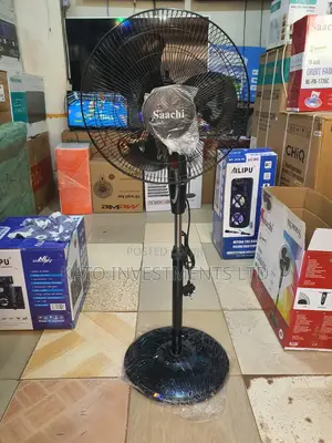Saach Black Stand Fan