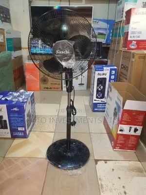 Saach Black Stand Fan
