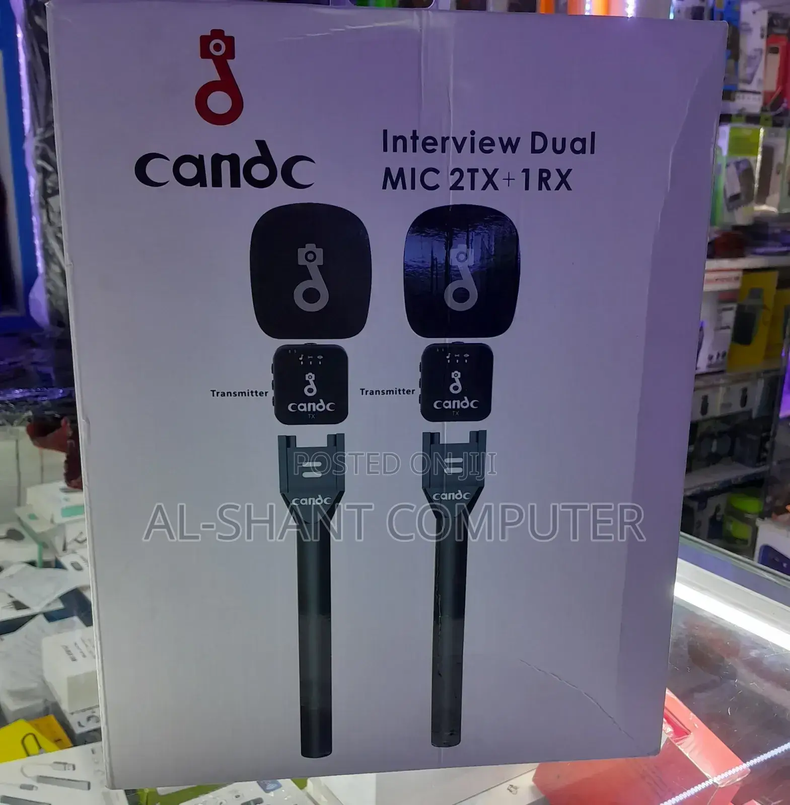 Wireless Microphone/Candc Interview Dual Microphone