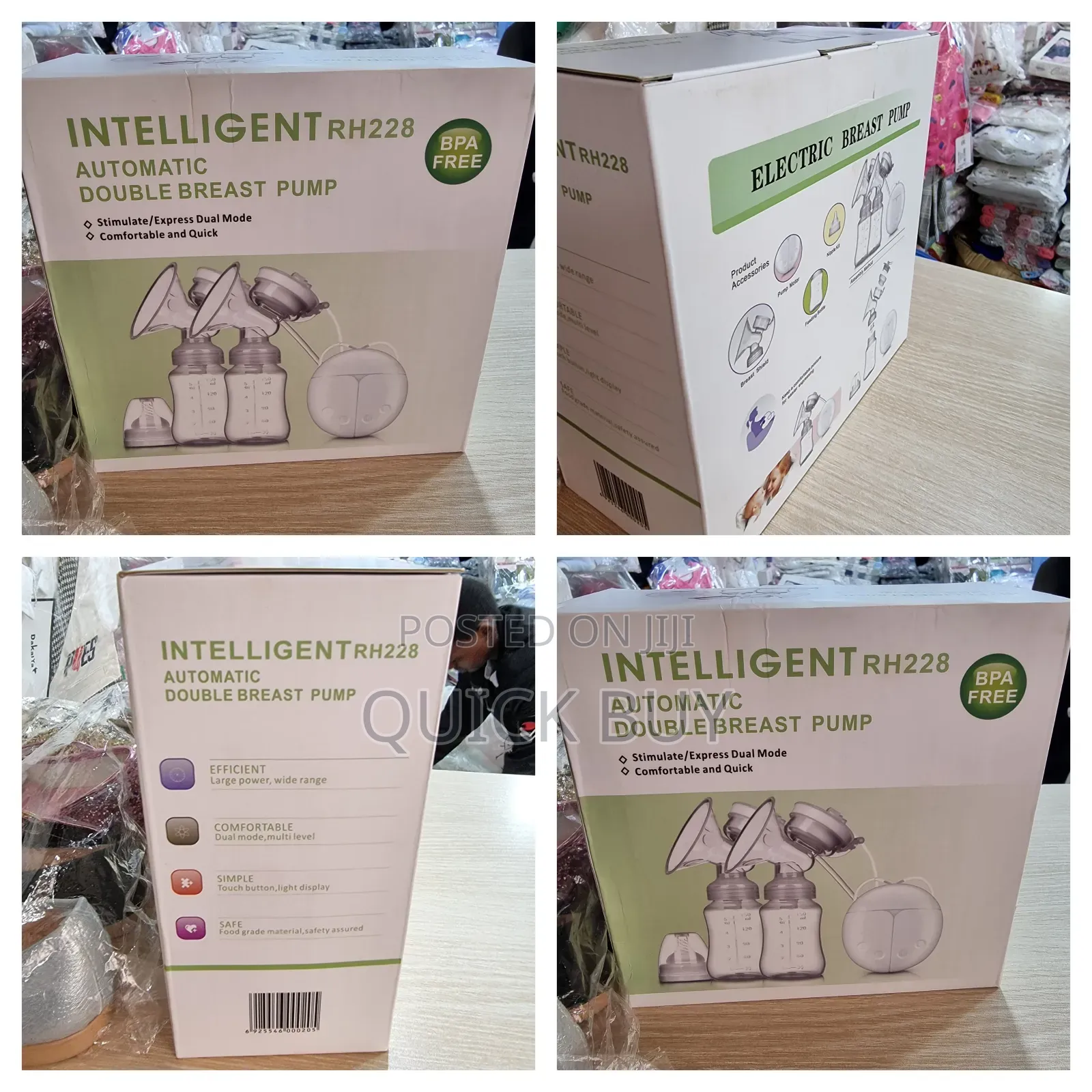Intelligent Rh228 Double Breast Pump