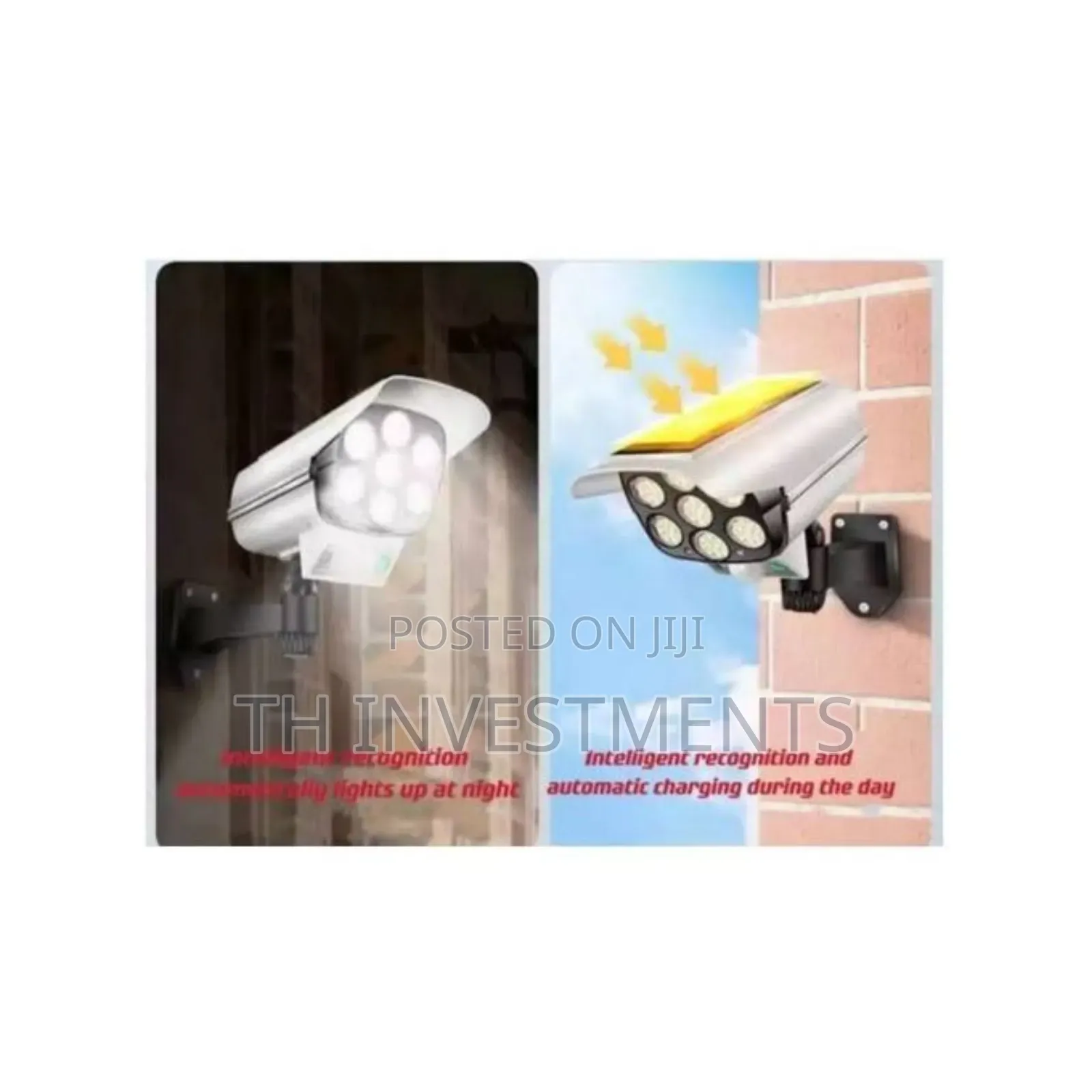 Remote Control Solar Stimulation Sensor Flood Light-