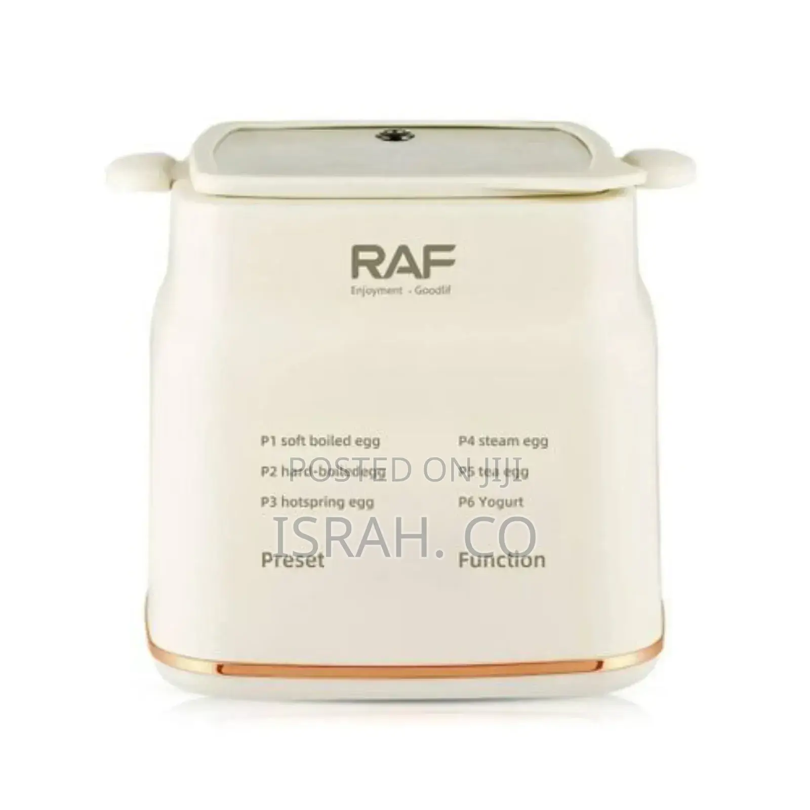 Raf Household 300w 0.7l Egg Cooker 6 Function