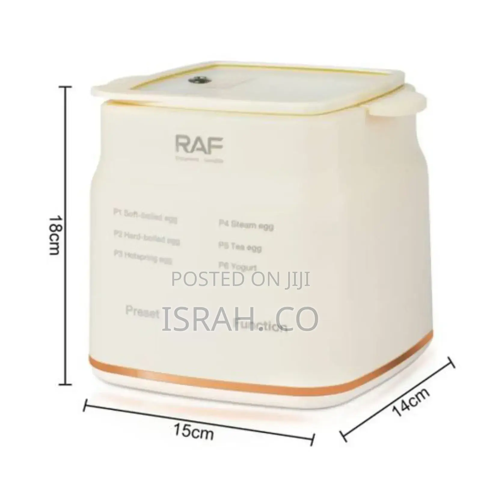 Raf Household 300w 0.7l Egg Cooker 6 Function