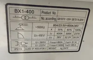 Bx1-400 Welder(Easy Power)