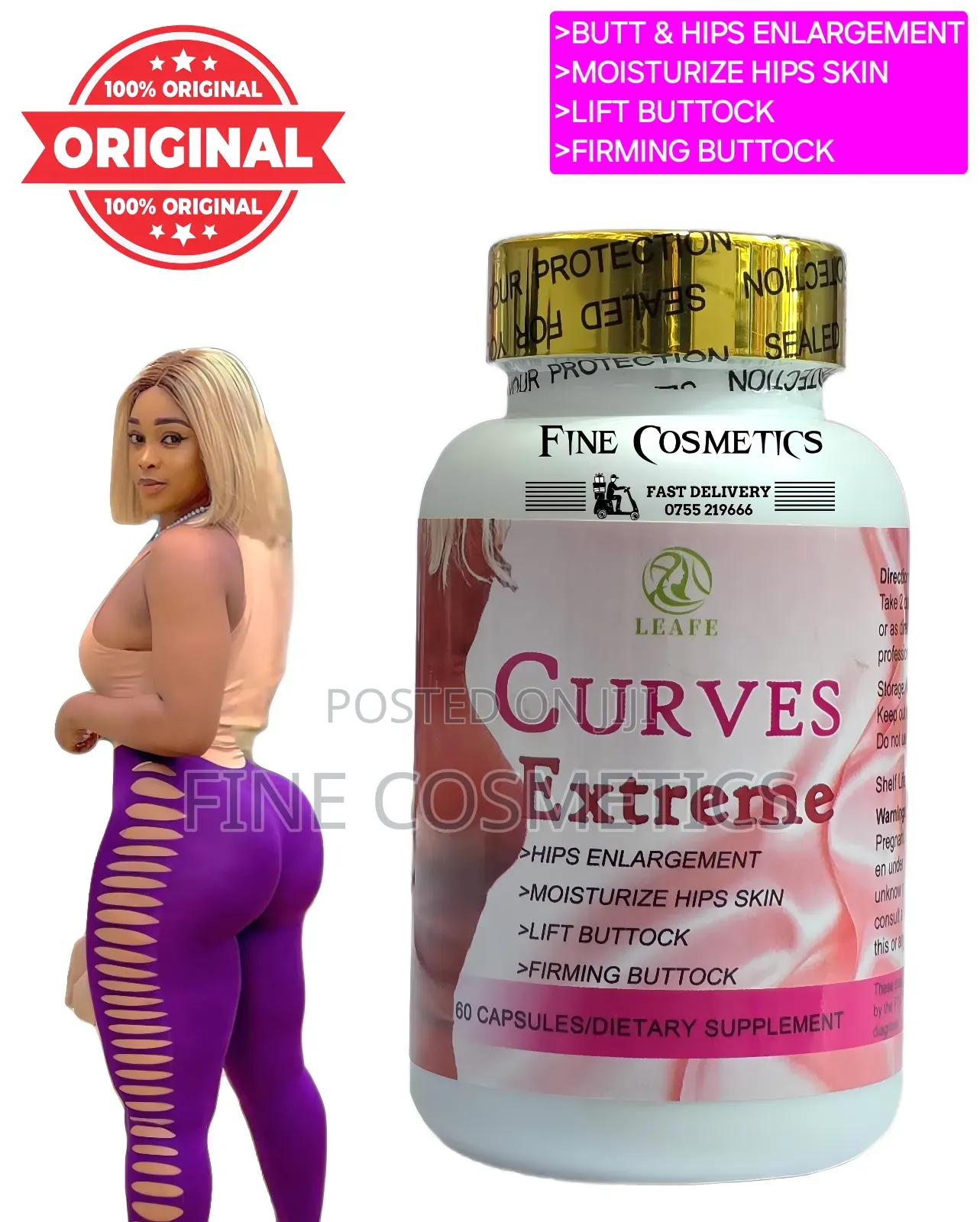 Wholesale Only. Curves Extreme Buttocks and Hips Enlargement