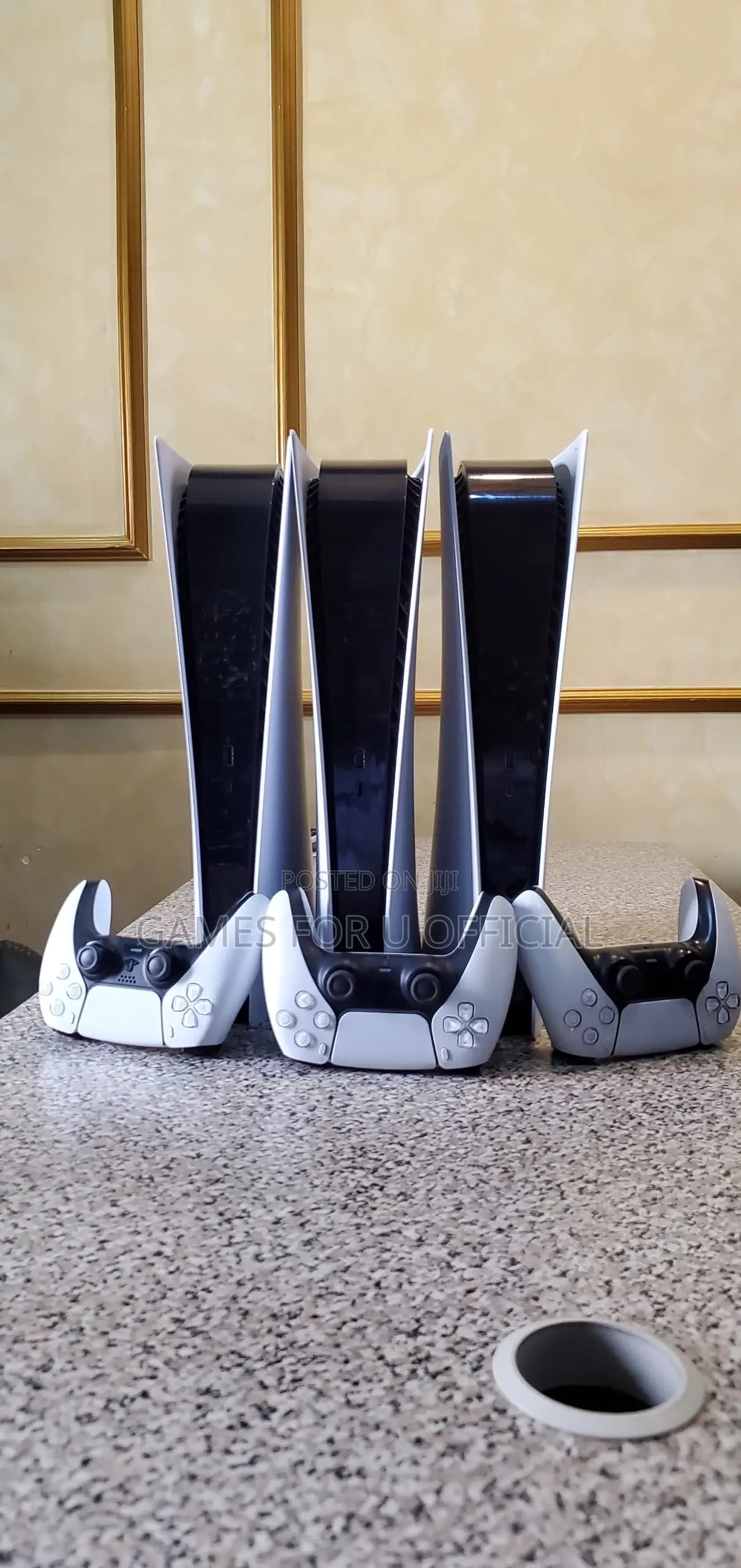 Ps5 Machines Each With a Controller