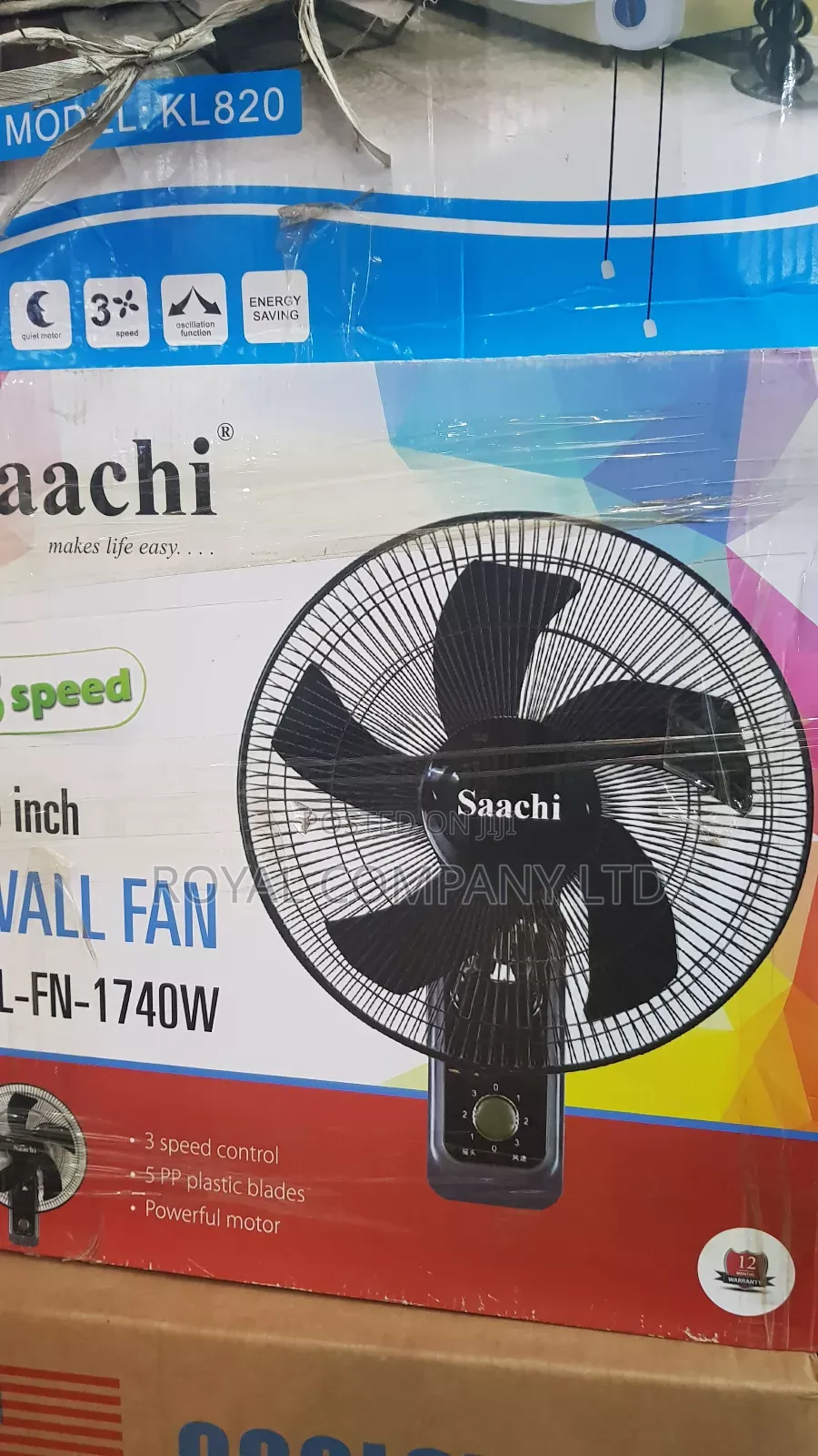 Aachi Wall Fan 16 Inches