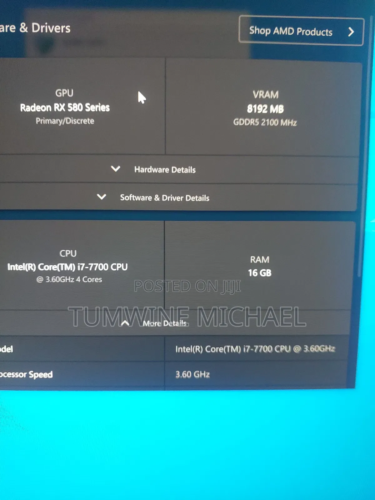 New Desktop Computer Asus TUF Gaming FX10CP 16GB Intel Core I7 SSD 1T