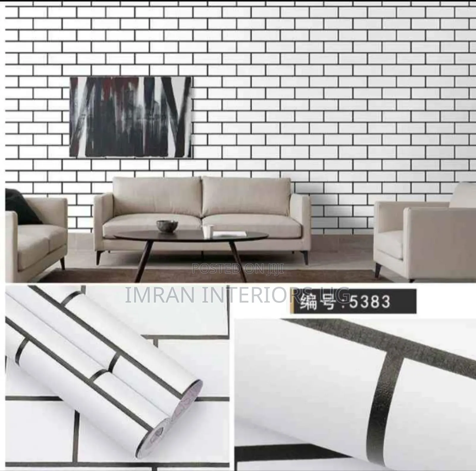 White Legit Wallpapers Wall Stickers Available Per Meter.