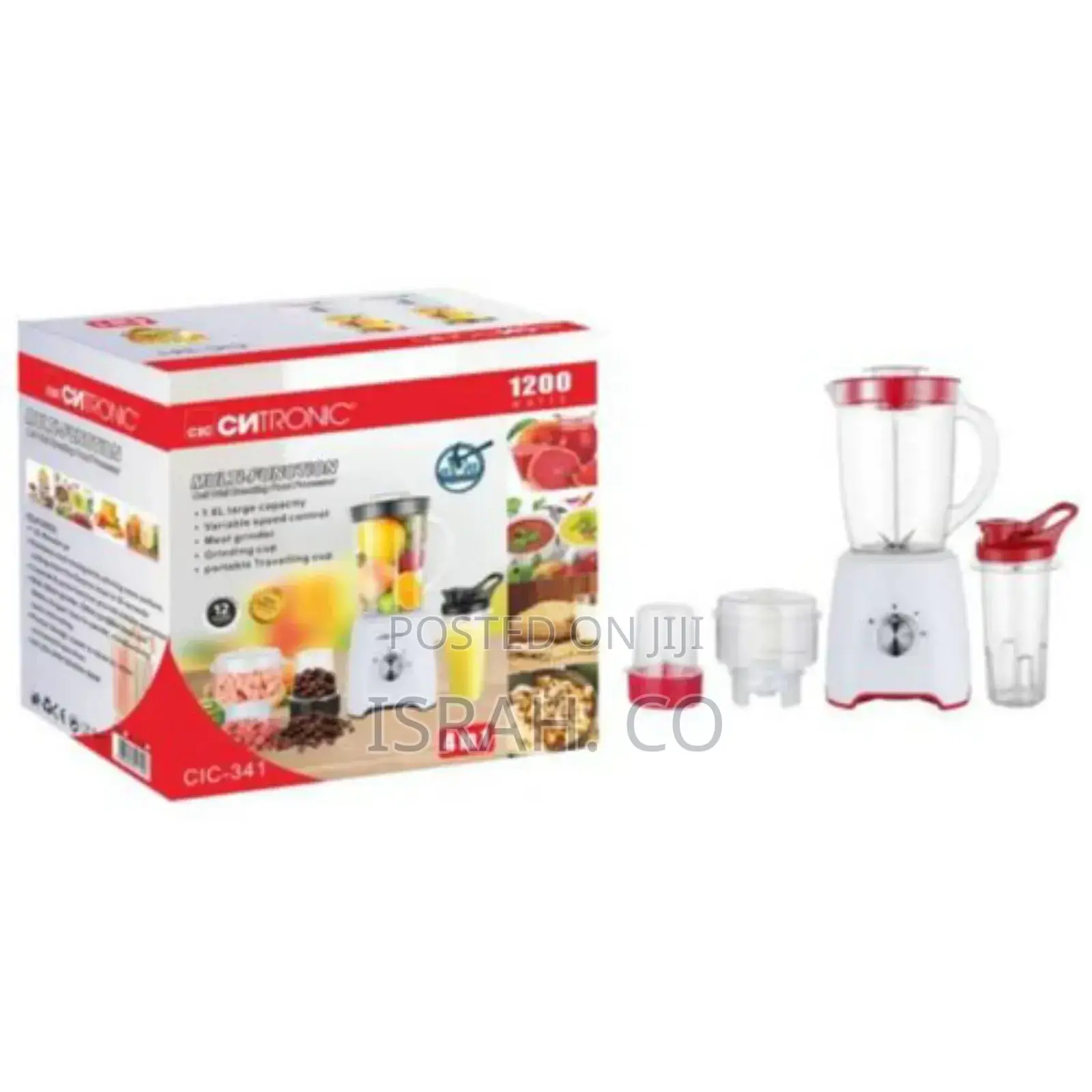 Cntronic 1.6l 1200w Cic341 4 in 1 Electric Blender