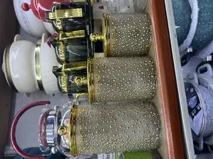 3 Piece Gold Coated Sugar Bowls