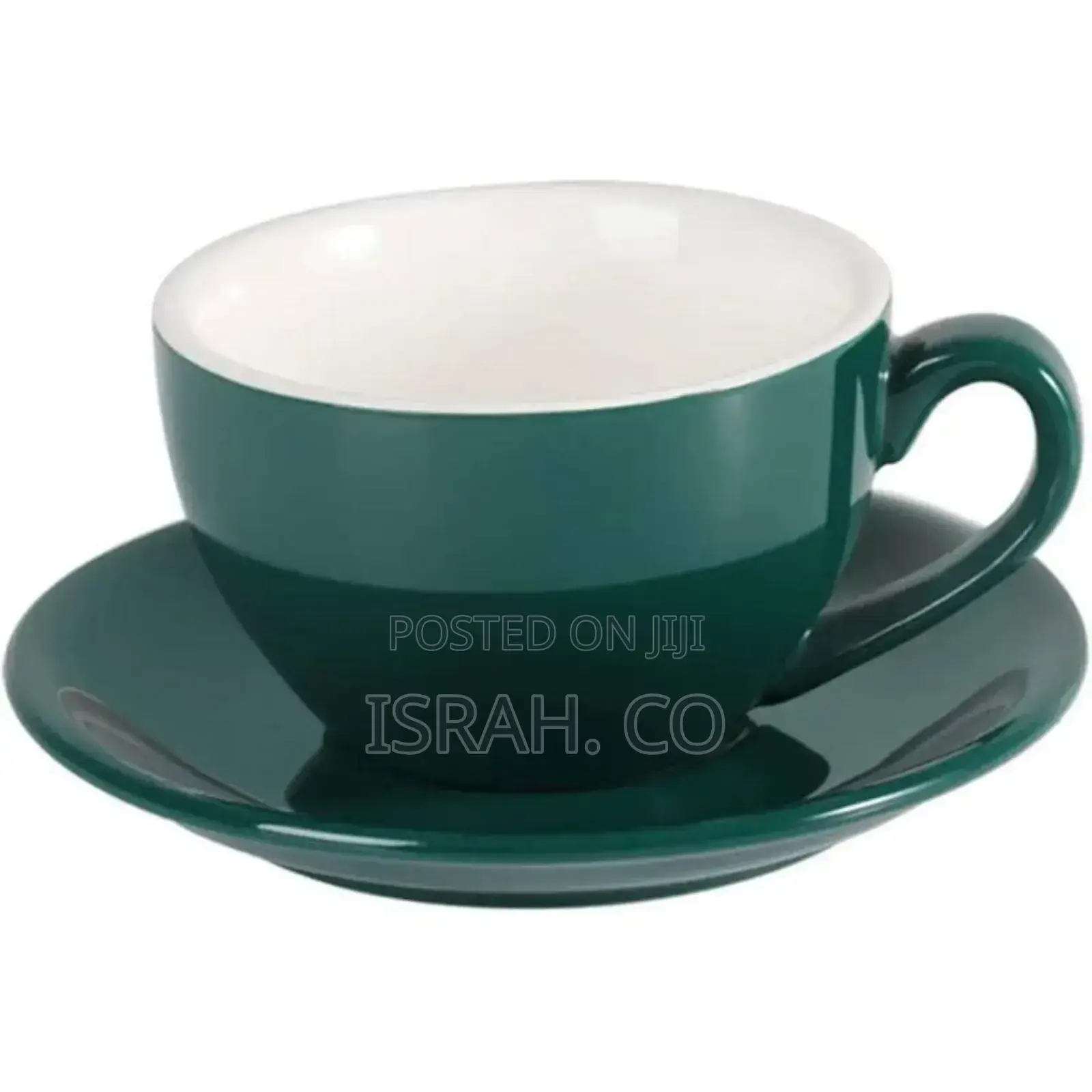 Set of 6 Mugs With Saucers