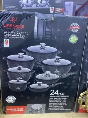 Life Smile Granite Coating Cooking Set