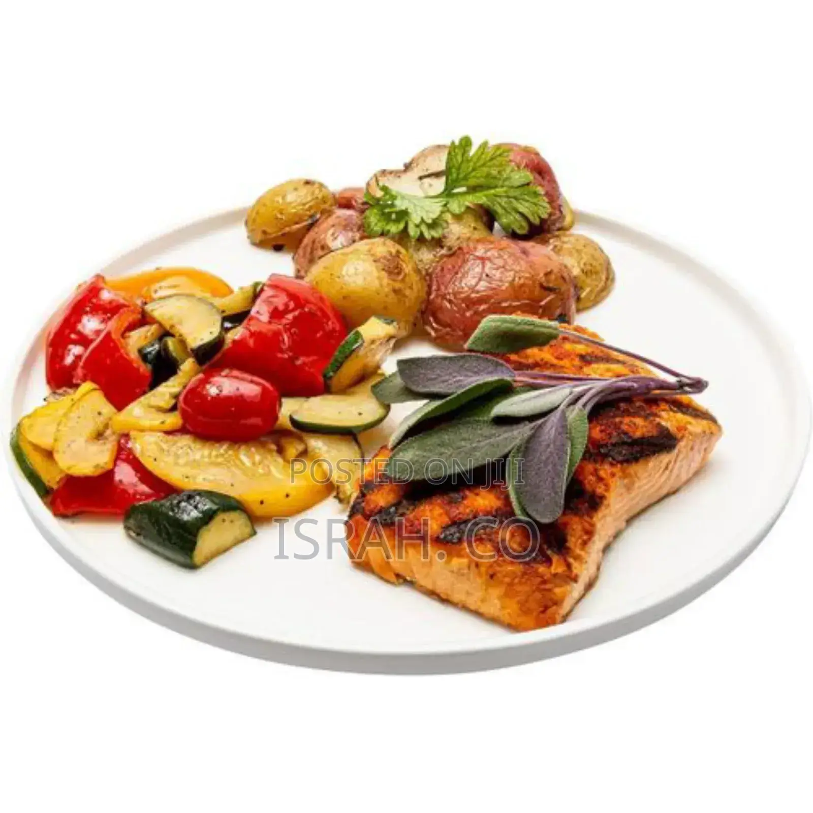 Flat Stackable Dinner Plates Set of 6,10 Inch Dish Set