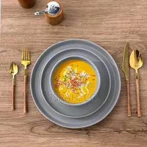 Dinnerware Sets for 6,18 Piece Stoneware Plates Andbowls Set