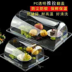 Bakery Pan Bread Bowl Dessert Display Cabinet Square