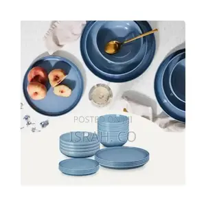 24-Piece Dinnerware Set, Stonewashed Dinner Set for 6