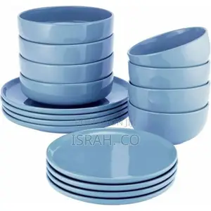 24-Piece Dinnerware Set, Stonewashed Dinner Set for 6
