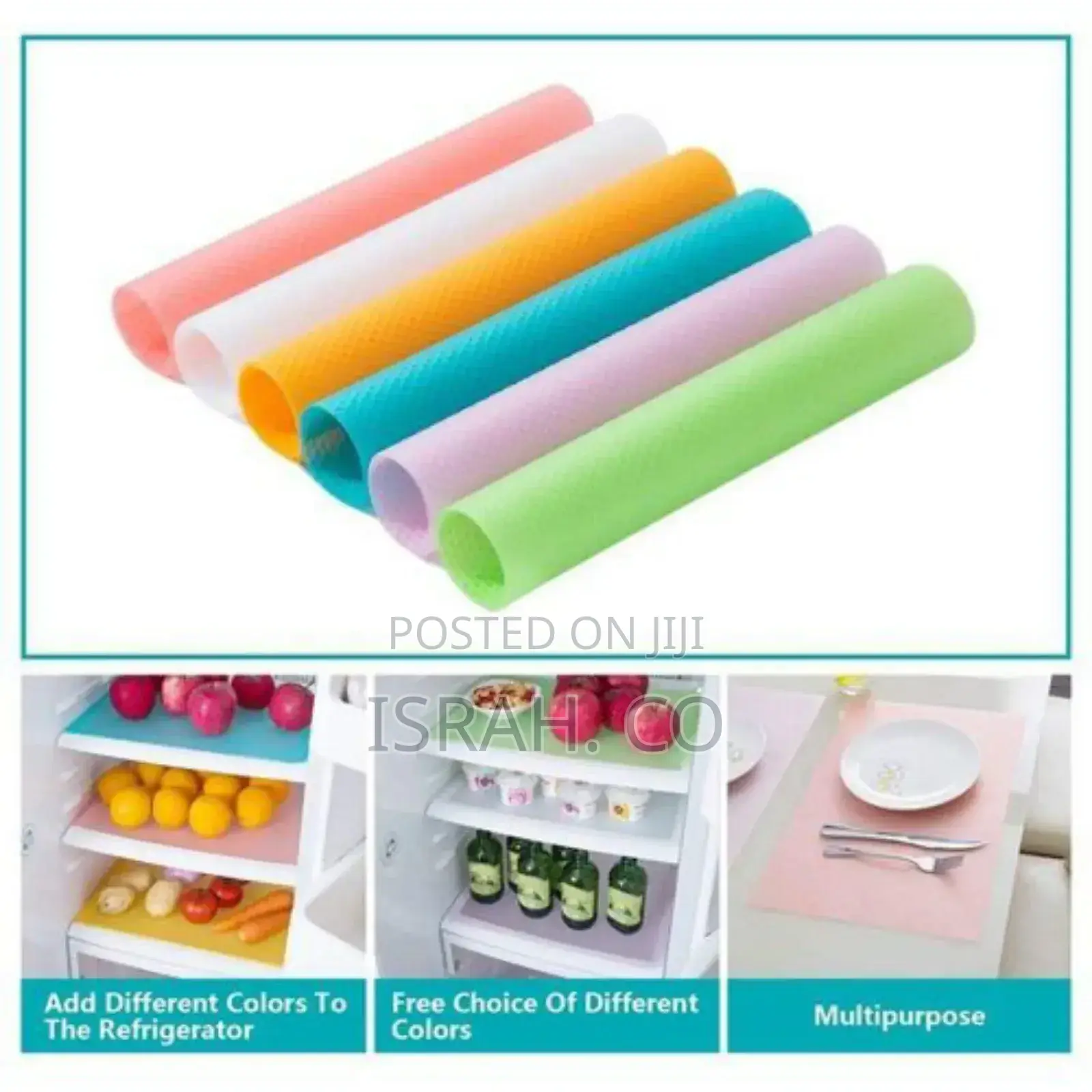 12 PCS Refrigerator Mats 18*11.5 In, Eva Refrigerator Liners