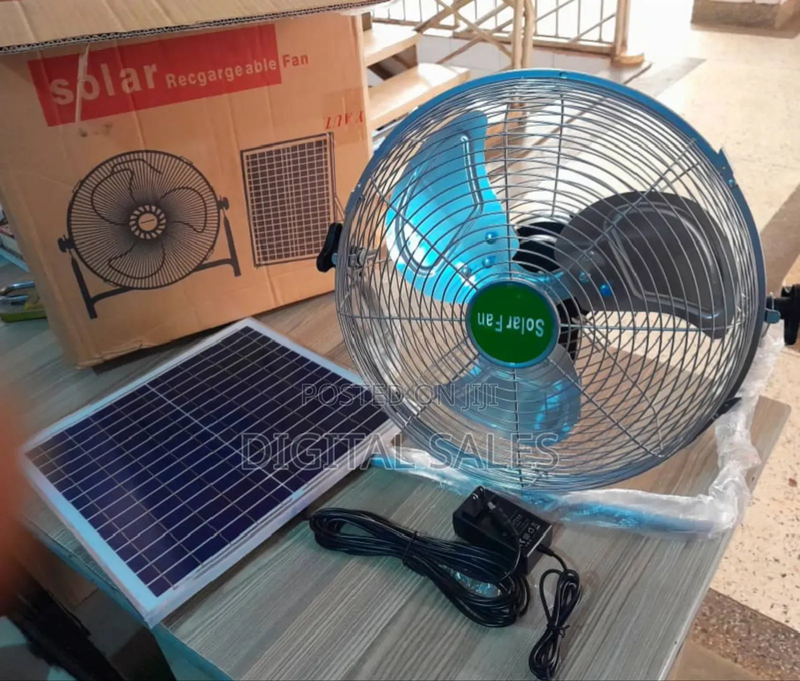 Solar Recharchable Fan