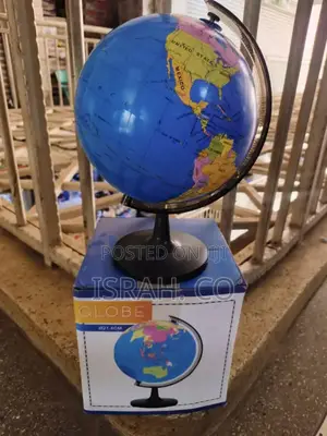 Awals Rotating Desk Table Top Political World Globe